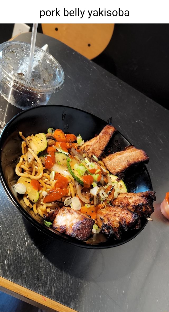 Pork belly yakisoba iFunny