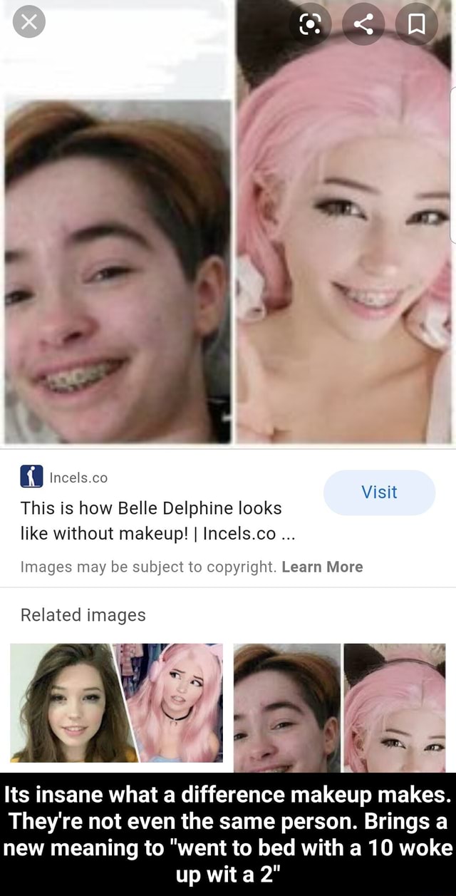 Belle delphine without make up