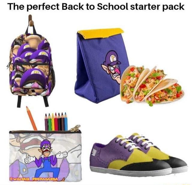 The perfect Back to School starter pack - iFunny