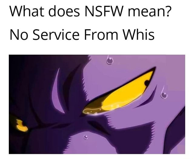 What does Nfsw mean? 