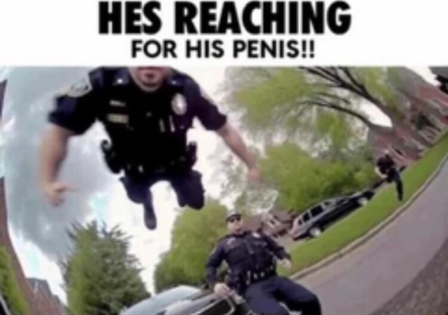 He's Reaching For His Penis