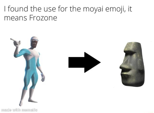 Moyai Emoji 