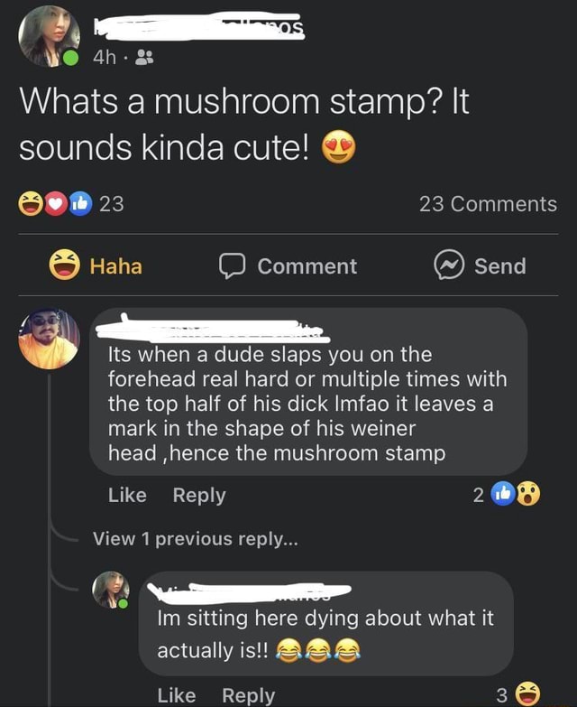 We Whats a mushroom stamp It sounds kinda cute 23 23 Comments