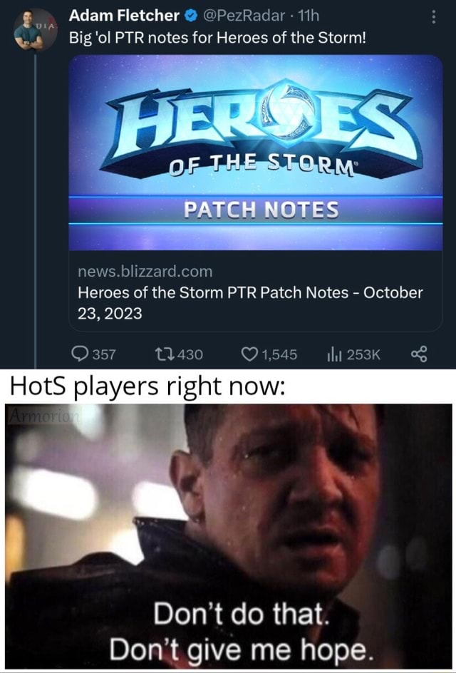 Heroes of the Storm (HotS) 2023 
