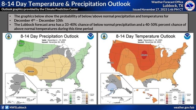 Weather Forecast Office 8-14 Day Temperature & Precipitation Outlook ...