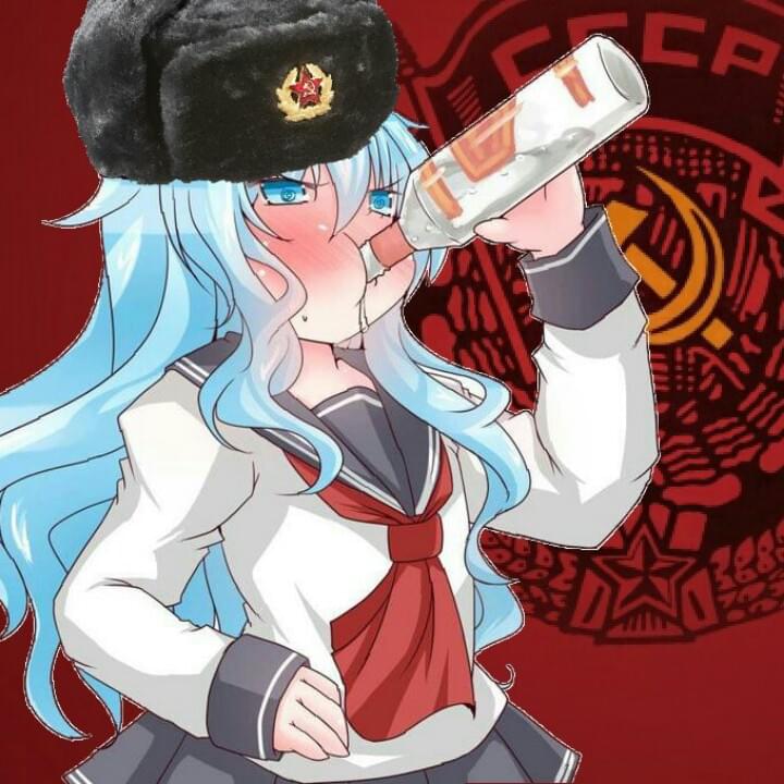 soviet commissar catgirl art
