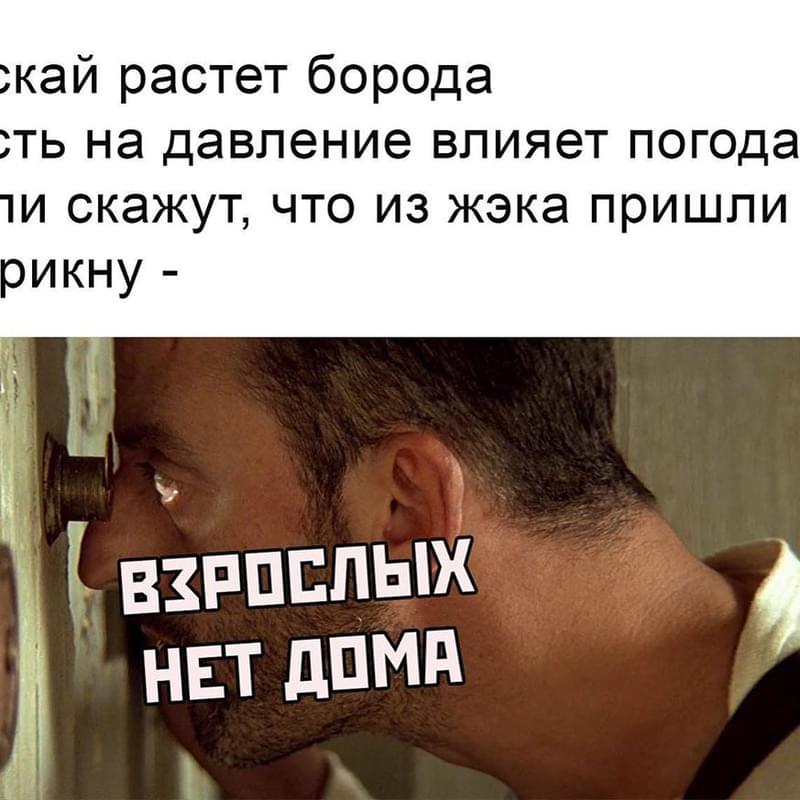 Сижу на диване растет борода