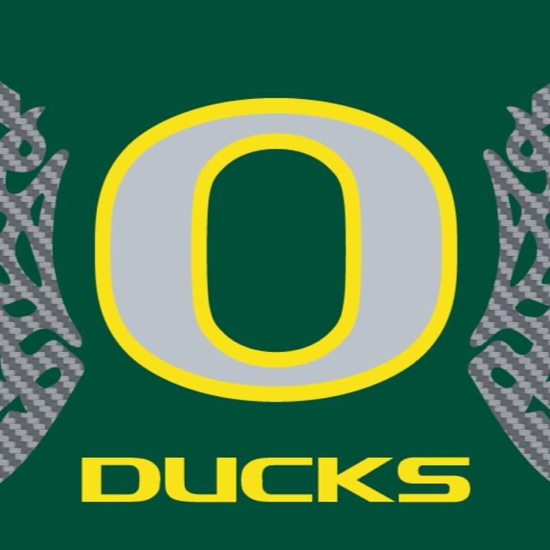 oregon ducks logo with wings green