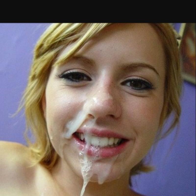 Messy cute blonde shared