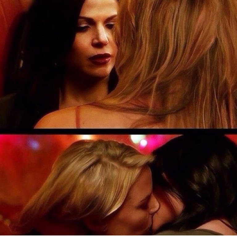 Лезби мало. Лесбийский поцелуй Кортни кокс и Эммы Кинни – бесстыжие (2011).