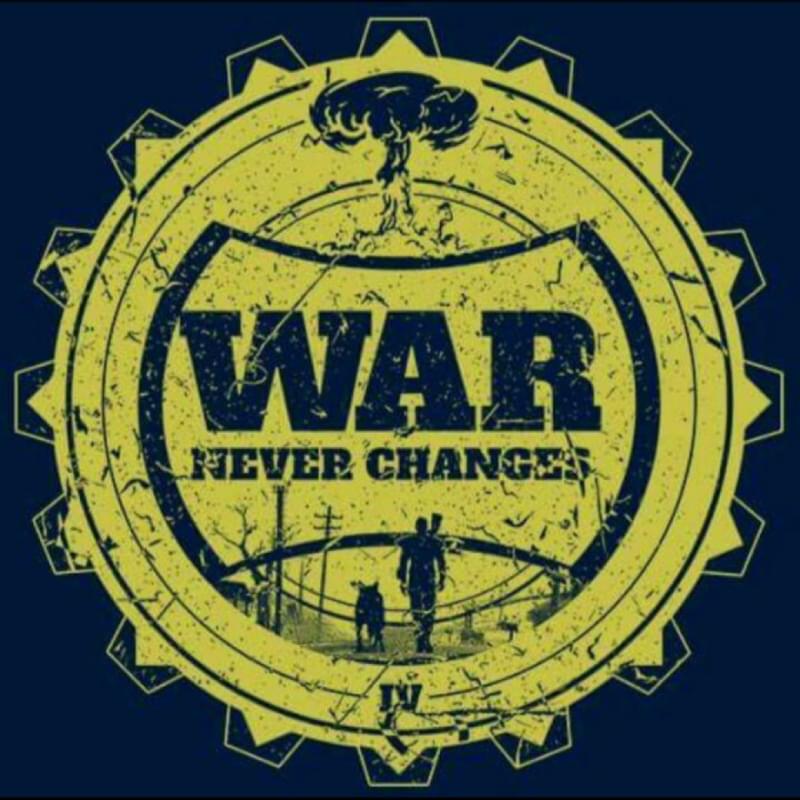 Never changing. Фоллаут War never changes. Fallout 4 War never changes. War never changes Fallout Art. Never changes фоллаут.