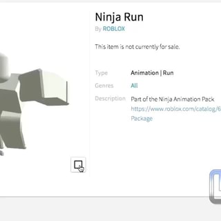 Roblox Ninja Animation Id - help this guy achieve his dream item httpswwwrobloxcom