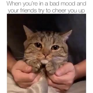 When you're in a bad mood and