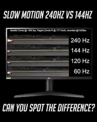 60hz Vs 144hz Vs 240hz Is 144hz Enough For Casual Gaming Quora