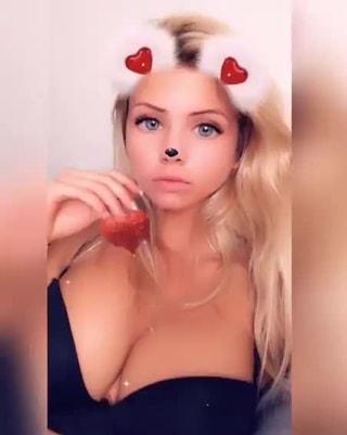 Blonde girl webcam