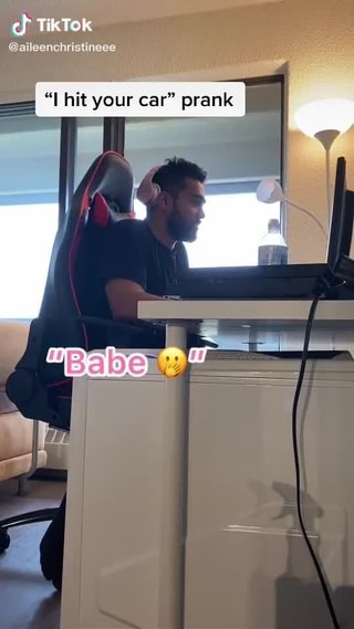 Aileenchristineee Hit Your Car Prank