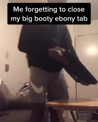 Ebony with a big booty