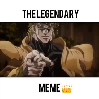 The Legendary Meme Jotaro Vs Dio Anime Jojo S Bizarre Adventure Thelegendary