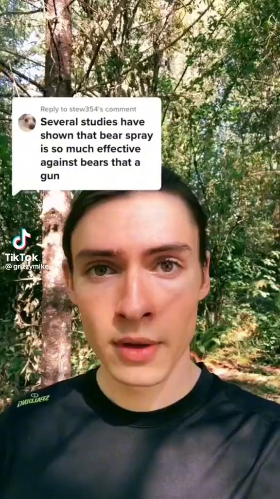 Several studies have shown that bear spray is so much effective against