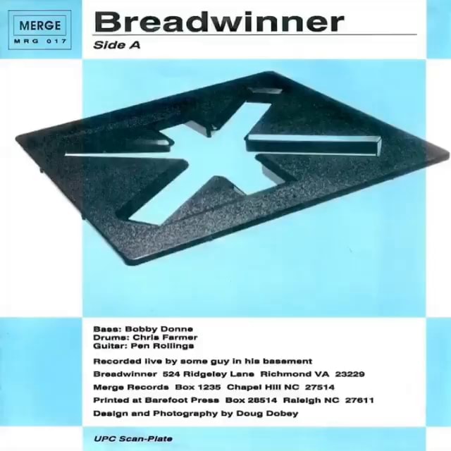 Breadwinner SideA Baes Bobby Donne Drums Chria Farmer Gultar Pen Rollings Recorded live by