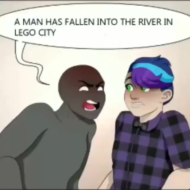 A Man Has Fallen Into The River In Lego City 2