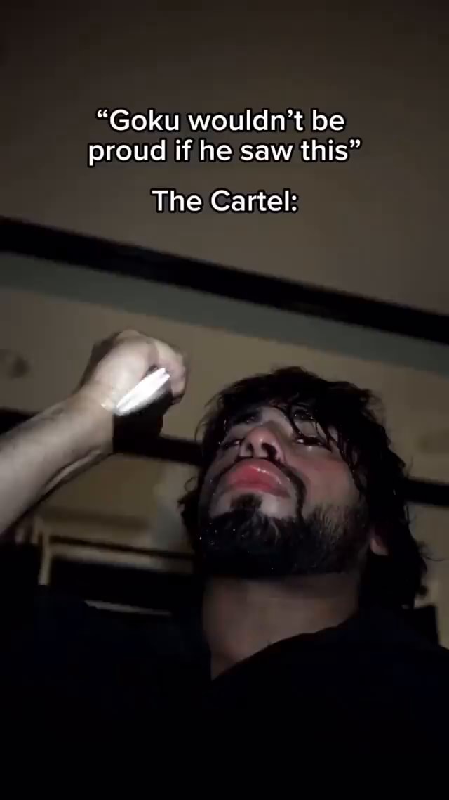 "Goku wouldn't be proud if he saw this" The Cartel: - iFunny
