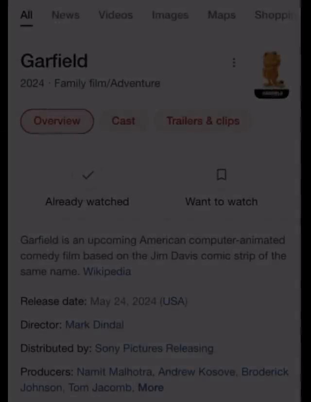 All New Videos Imag Maps Shop Garfield 2024 Family ake { Overview