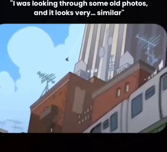 "l was looking through some old photos, and it looks very... similar ...
