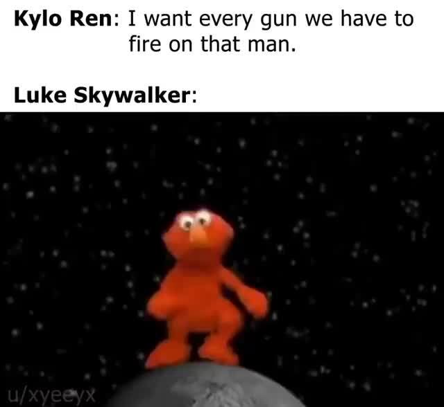 Kylo Ren: I want every gun we have to fire on that man. Luke Skywalker ...