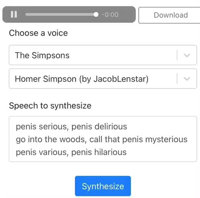 Download Choose a voice The Simpsons Homer Simpson (by JacobLenstar