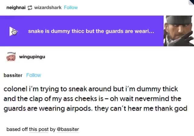 Nalghnal Z Wizardshark Mm Snake Is Dummy Thicc But The Guards Are