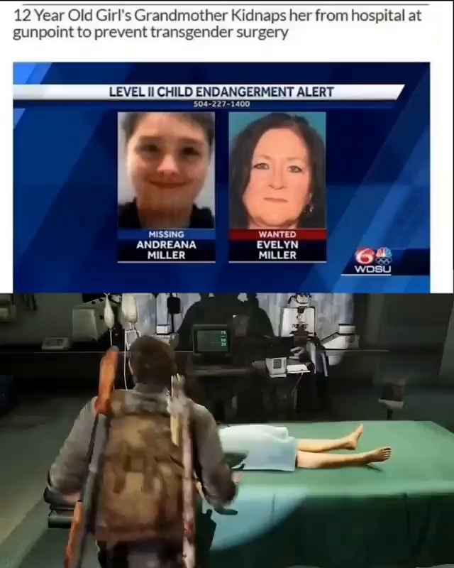 12 Year Old Girl's Grandmother Kidnaps Her From Hospital At Gunpoint To ...