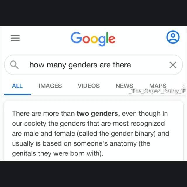 How many genders are there X There are more than two genders, even ...