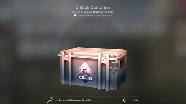 Unlock Container Unlock Dreams & Nightmares Case This Container Can 