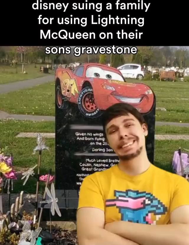 Disney suing a family for using Lightning McQueen on their sons
