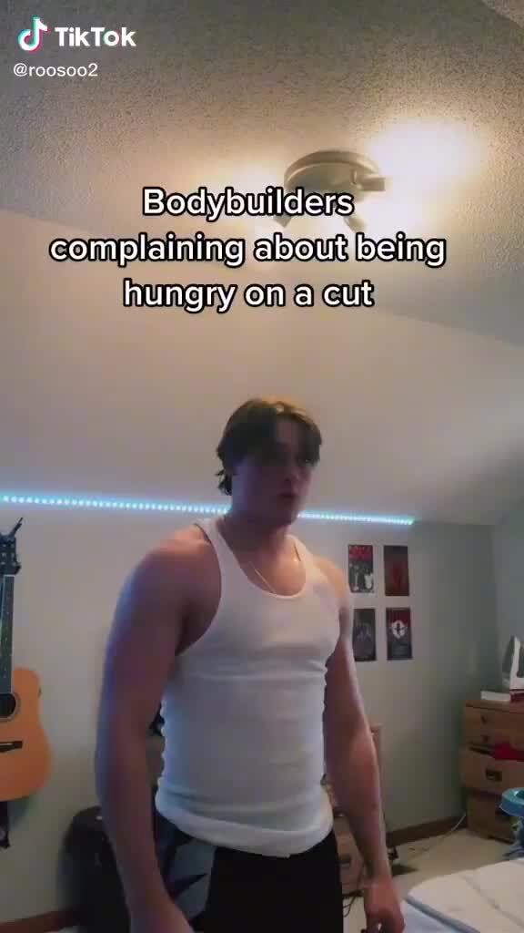 TikTok Bodybuilders complaining about being hungry ana cut - iFunny