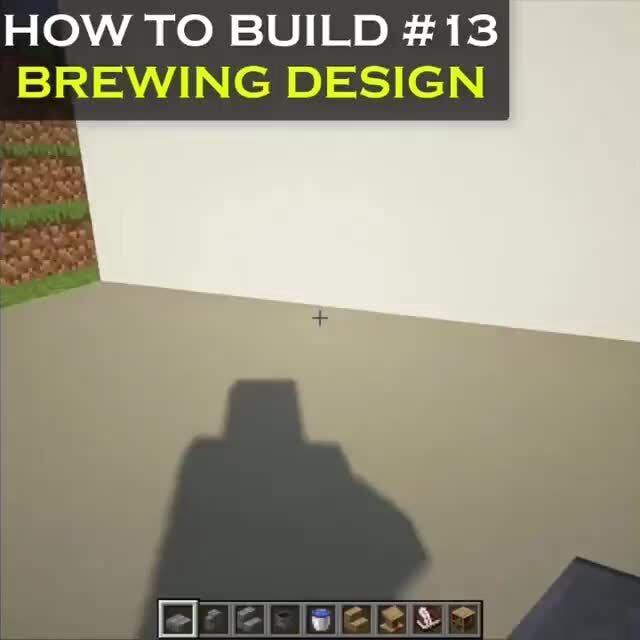 Potion Building Minecraft Tutorial Minecraft tutorial on how to build a potion brewing design - iFunny