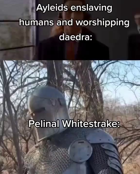 Ayleids enslaving humans and worshipping daedra: mm a" Pelinal ...