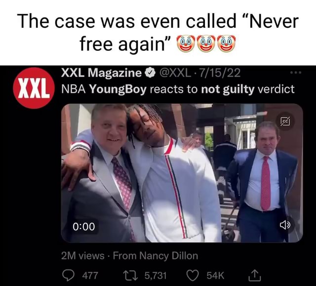 The case was even called "Never free again WW XXL Magazine XXL XXL