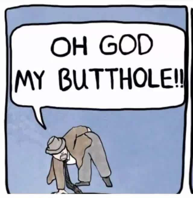 OH GOD MY BUTTHOLE! - iFunny