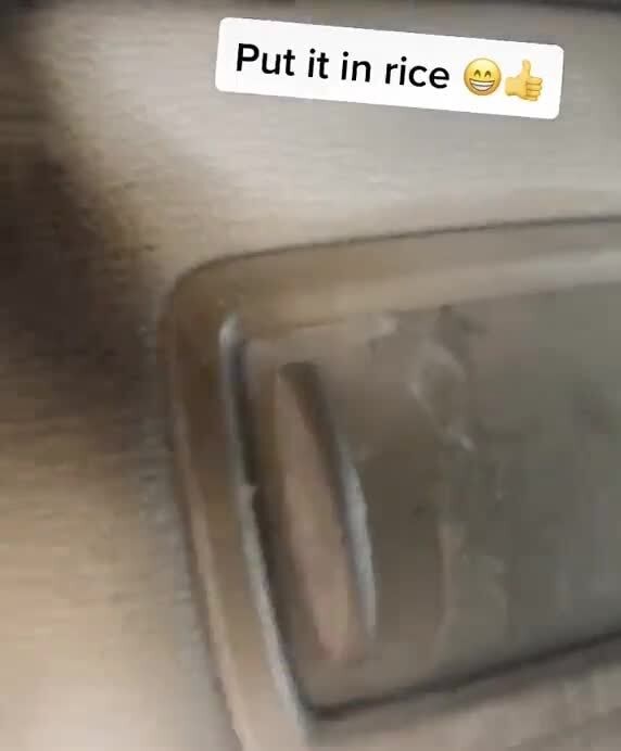 Put it in rice - Put it in rice I - iFunny