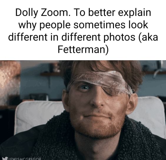 Dolly Zoom. To better explain why people sometimes look different in