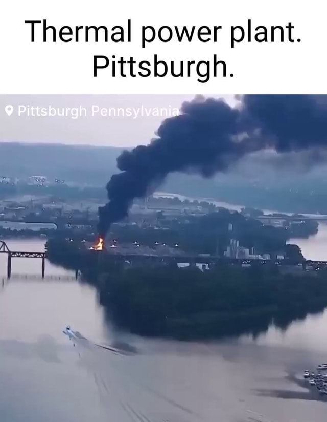 Thermal power plant. Pittsburgh. Pittsburgh Pennsylvania America’s
