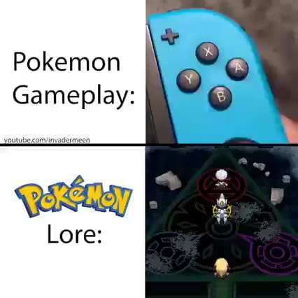 Pokemon Gameplay: Lore: - iFunny
