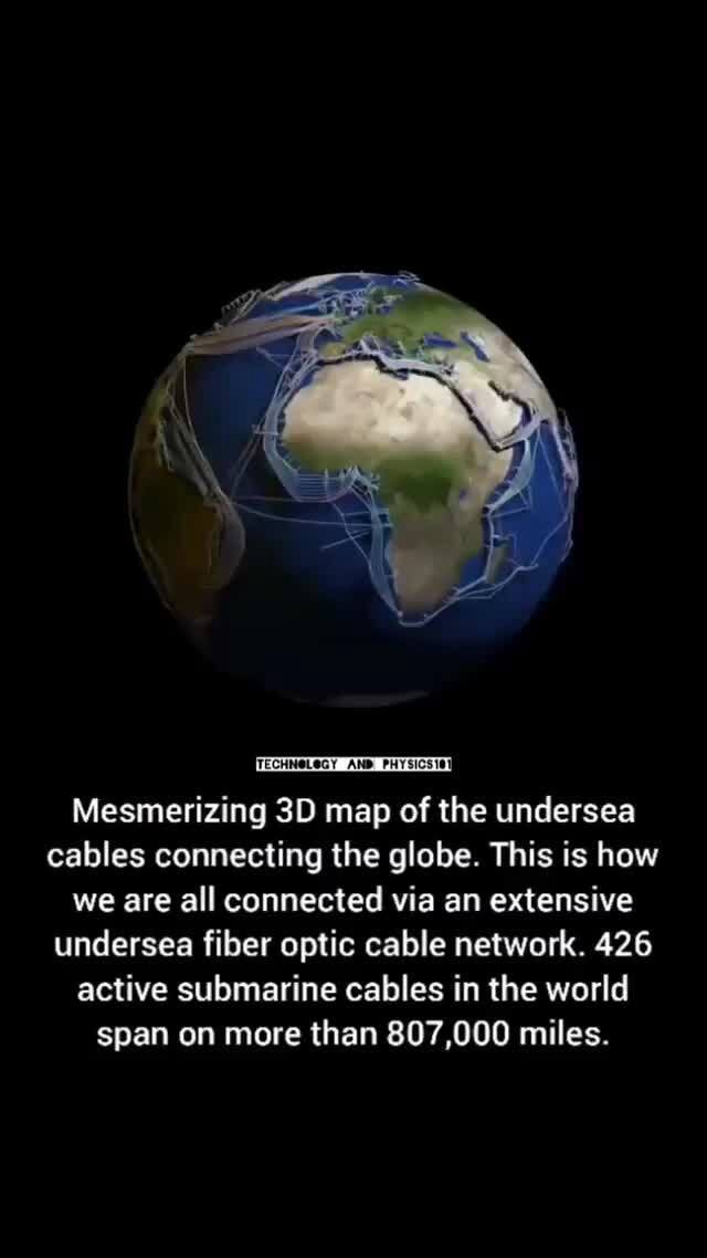 TECHNOLOGY AND Mesmerizing 30 Map Of The Undersea Cables Connecting The ...