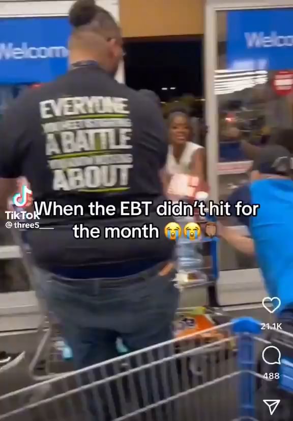 The EBT didn't hit for the month iFunny