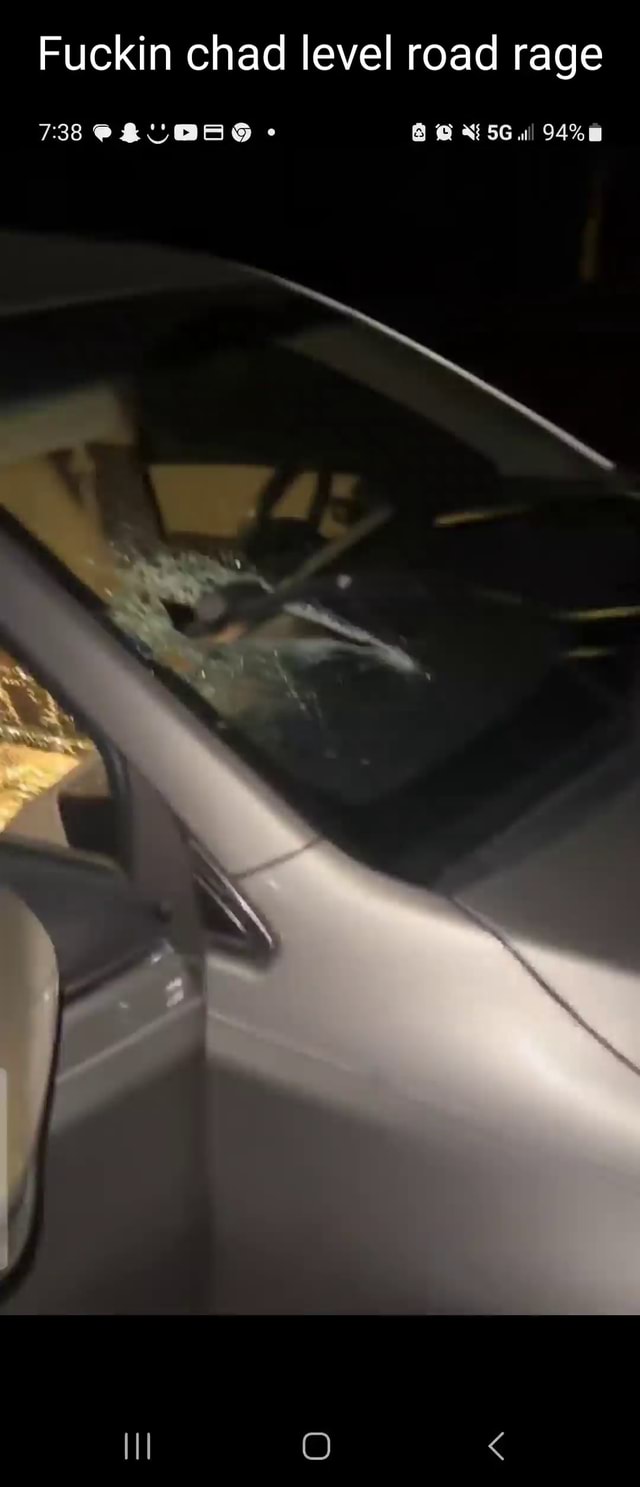 Fuckin chad level road rage iFunny