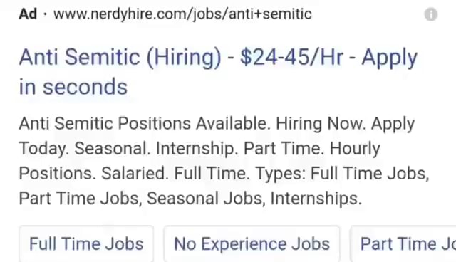 ad-anti-semitic-hiring-apply-in-seconds-anti-semitic-positions