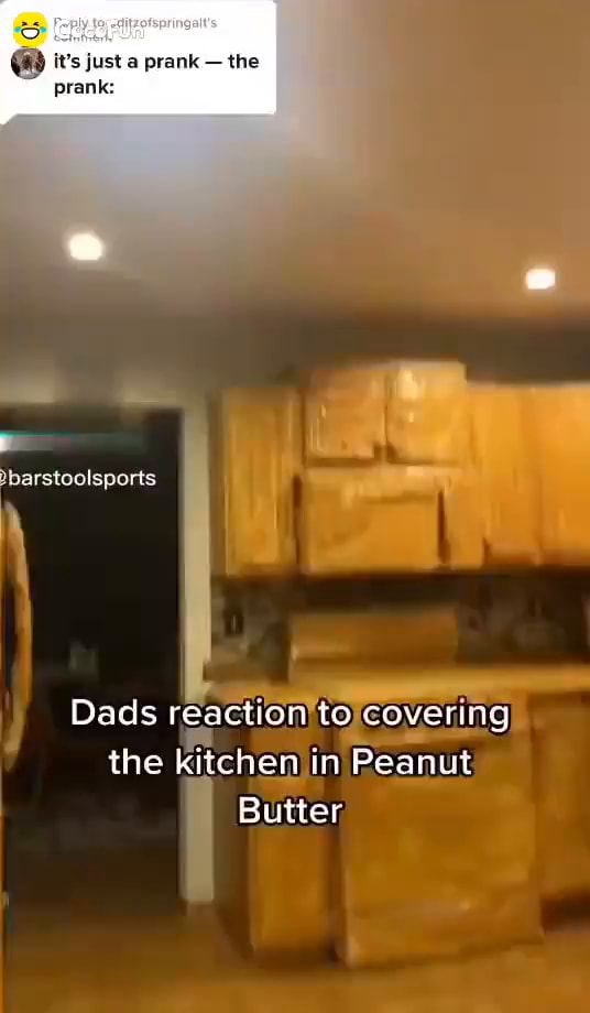 's just a prank the prank bbarstoolsports Dads reaction to covering