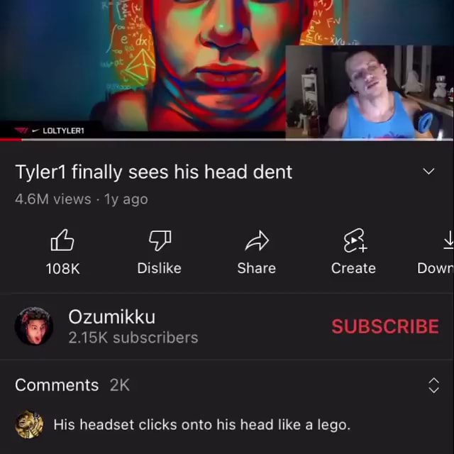 Ss = LOLTYLERT Tyler finally sees his head dent 4.6M views - ly ago ...